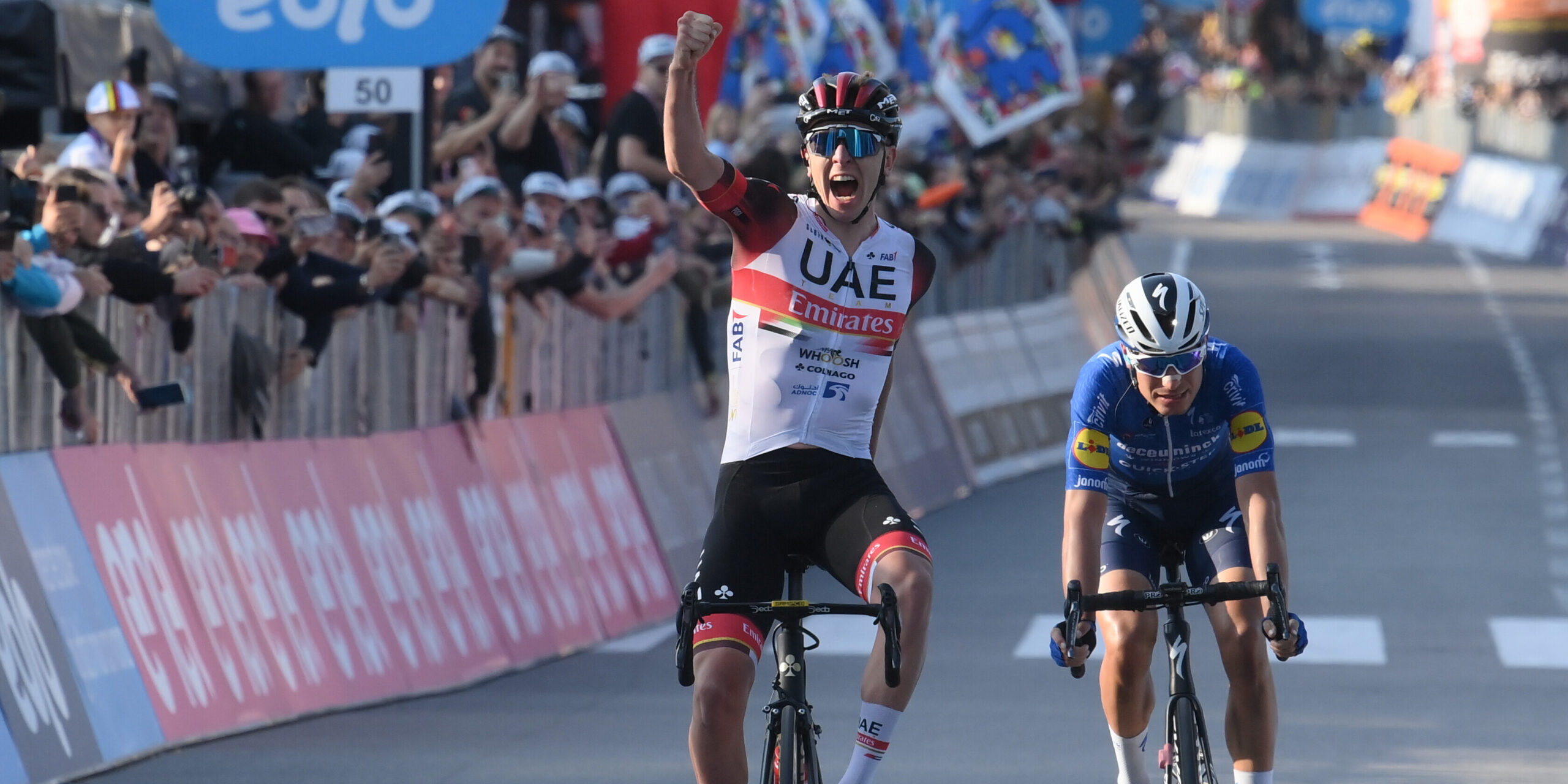 Tadej Pogačar wins Il Lombardia presented by EOLO 2021