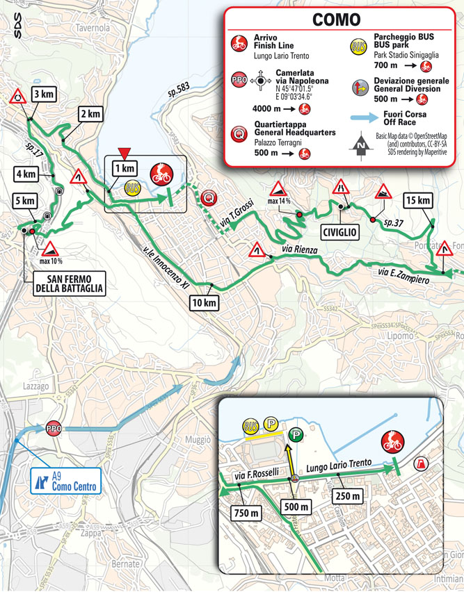 Arrivo/Finish Il Lombardia 2022