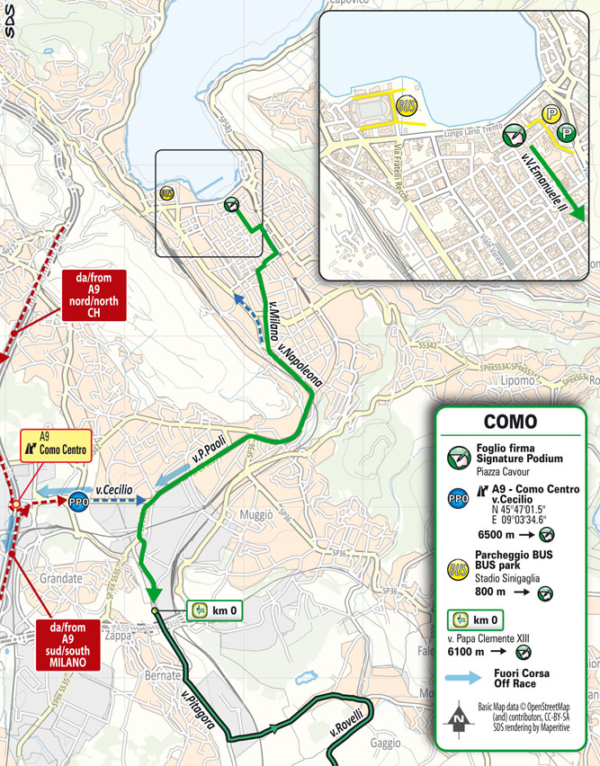 Partenza/Start Il Lombardia 2023