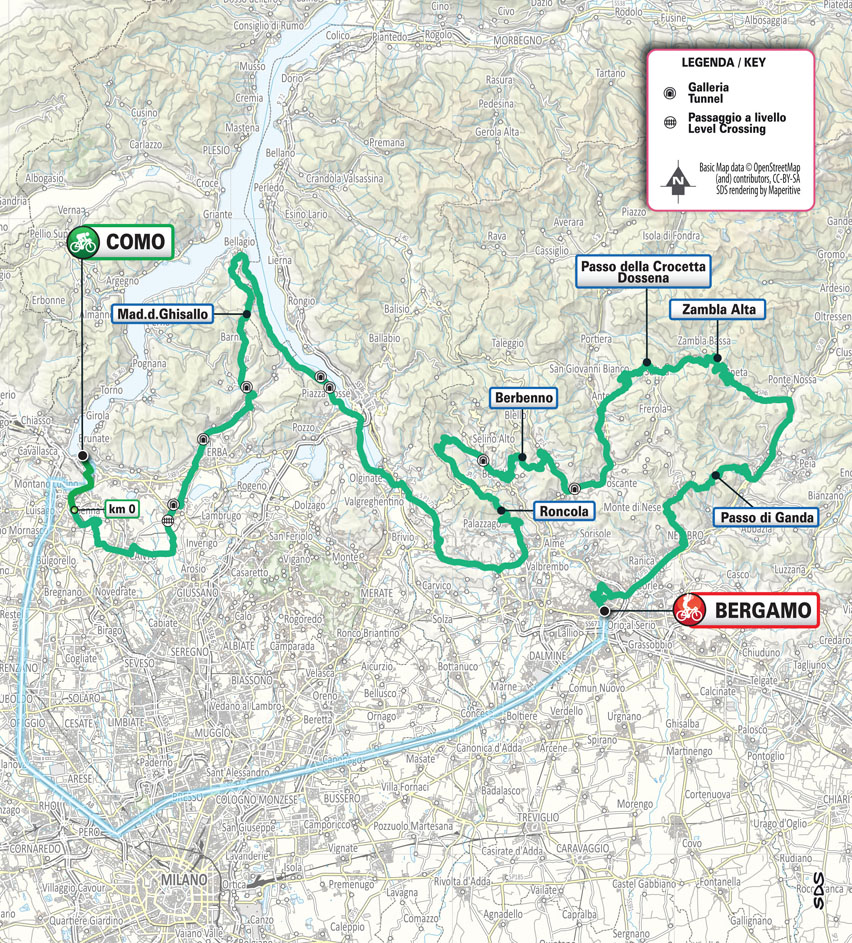 Planimetria/Map Il Lombardia 2025